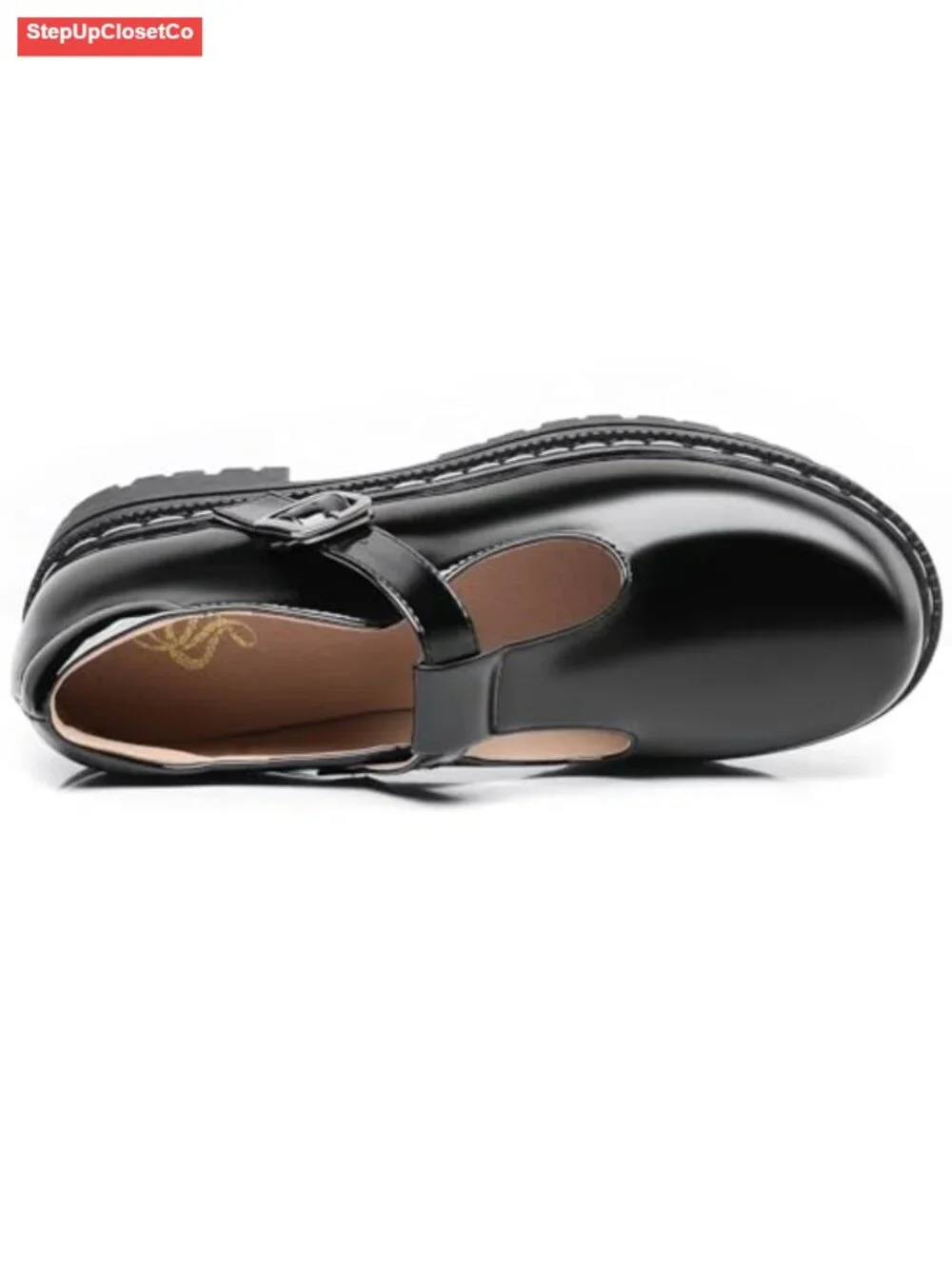Mary Jane T-Strap Oxford Shoes for Women Round Toe Flat Comfort Shoes